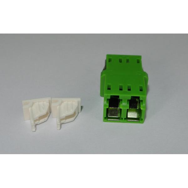 LC/APC Duplex Fiber Optic Adapter With Internal Shutter For FTTH FTTB FTTX Network