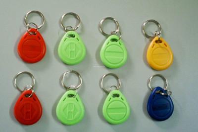 Quality TOPAZ512 chip RFID keychain / NFC large-capacity chip key ring for sale