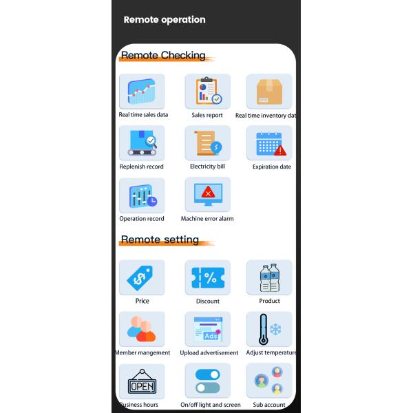 Remote Operation Metal Ice Cubes Vending Machine for Fast and Convenient Service