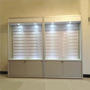 Multi Functional Digital Products Showcase Metal Durable With Led Light