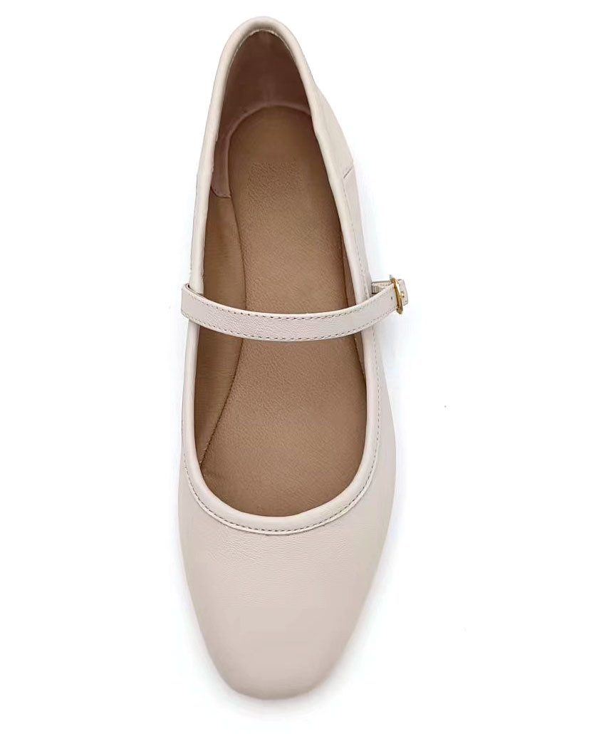 Fashionable Pink Flat Ballerina Shoes With Round Toe Shape OEM ODM