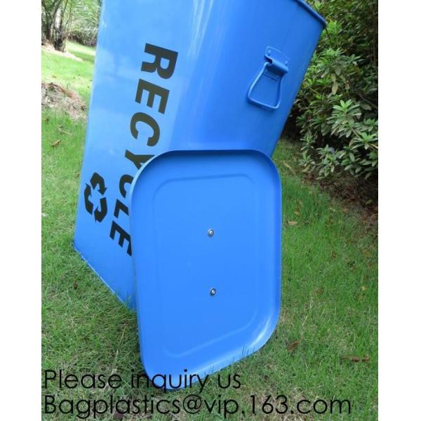 Kitchen/Home/Household/Outdoor/Recycling,Copper Garbage Can Tin Garbage Bin,Pedal Tin Waste Bin,galvanized metal Tin gar