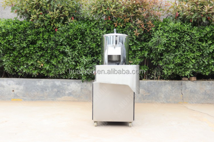 High Performance Potato Peeler And Slicer / Taro Peeler And Chipper / Potato Peeling And Slicing Machine