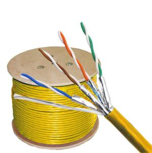 China Pure Copper Cat6A FTP Network Cable With LSZH Jacket Shiled Al Foil Braiding wholesale