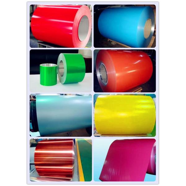 Color Coated Embossing On Aluminium Sheet Yield Strength For Roofing Decoration