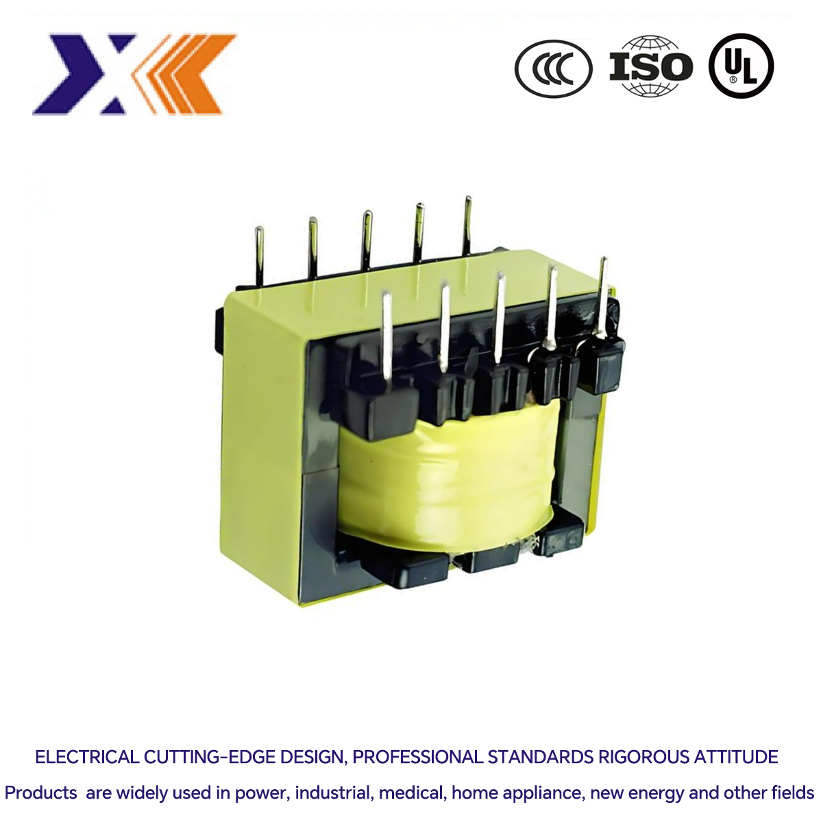 Customized Frequency Ei Type Low Frequency Transformer for Step Up and Down Dry Isolation