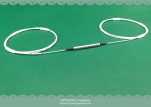 Optical isolator, 1310nm, single stage, 28dB isolation, 0.5dB insertion loss.