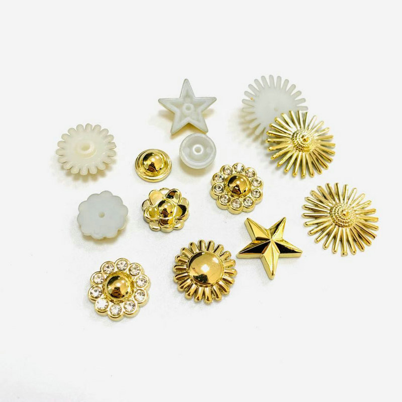 2021garment accessory rhinestone decoration plastic rivet for women shoes