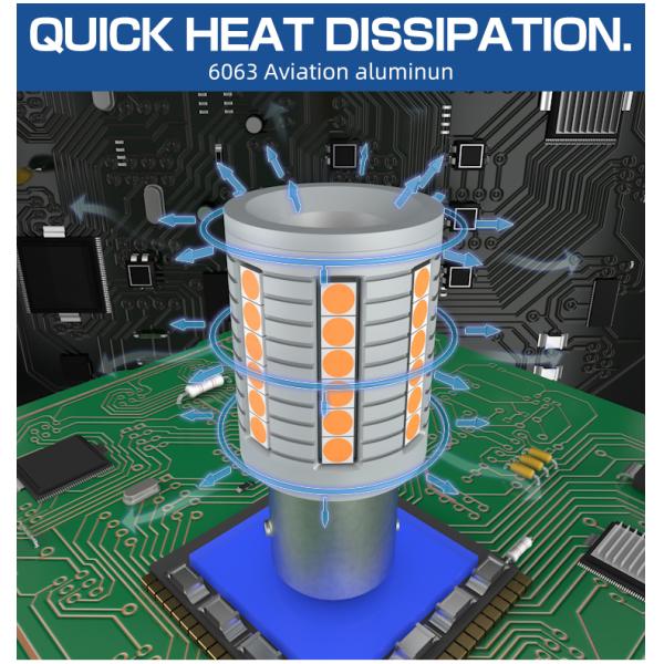 High Brightness Bulb Led Canbus P21w Ba15s 1156 1157 7440 7443 T15 W5W T10 T20 Car Turn Signals Lights