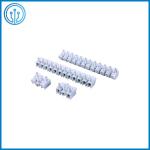 M2.6 Screws Fixed Push Pull Connection Non Fused Terminal Block 12 Ways T04-12S