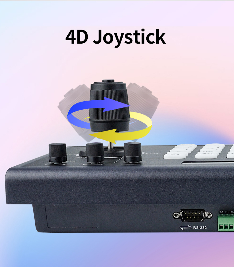 Function IP PTZ Camera Control DAIPU 4D Joystick for Conference Live HD-MI USB Controller