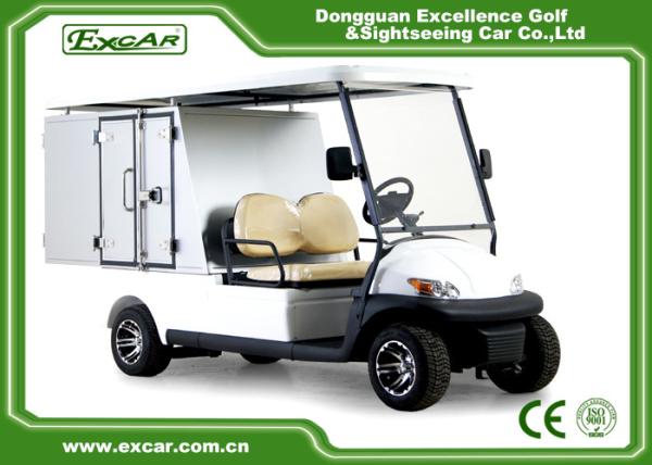 Quality Cargo Type Hotel Golf Buggy With 205 / 50 - 10 Tyre Sofa Chair/Trojan Battery for sale