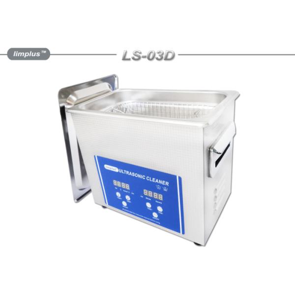 120W Power TableTop 3L Digital Ultrasonic Cleaner With Heater Digital Time Control