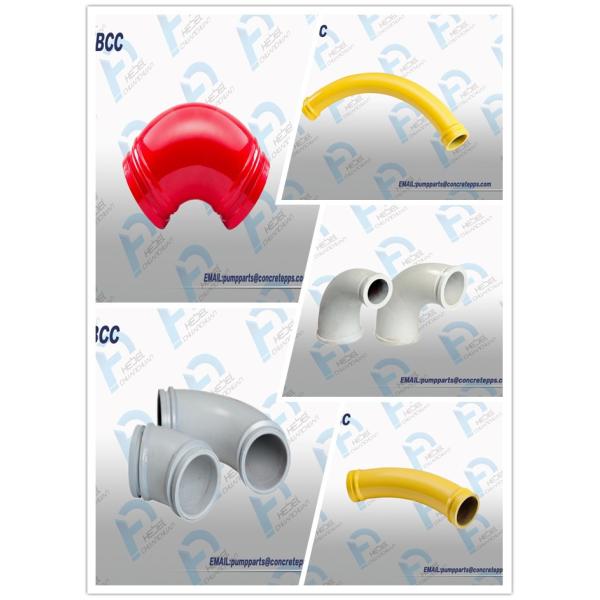 Double wall wear-resisting Concrete bend pipe /elbow pipe bend pipe joint /concrete pump pipe elbow