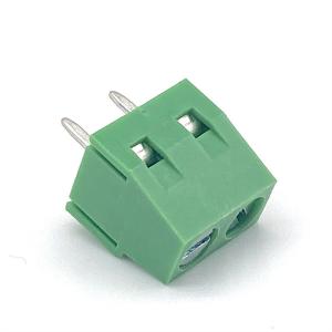 China HQ127V-5.0/5.08mm Pcb Screw Terminal Block 2 Poles Square Electric wholesale