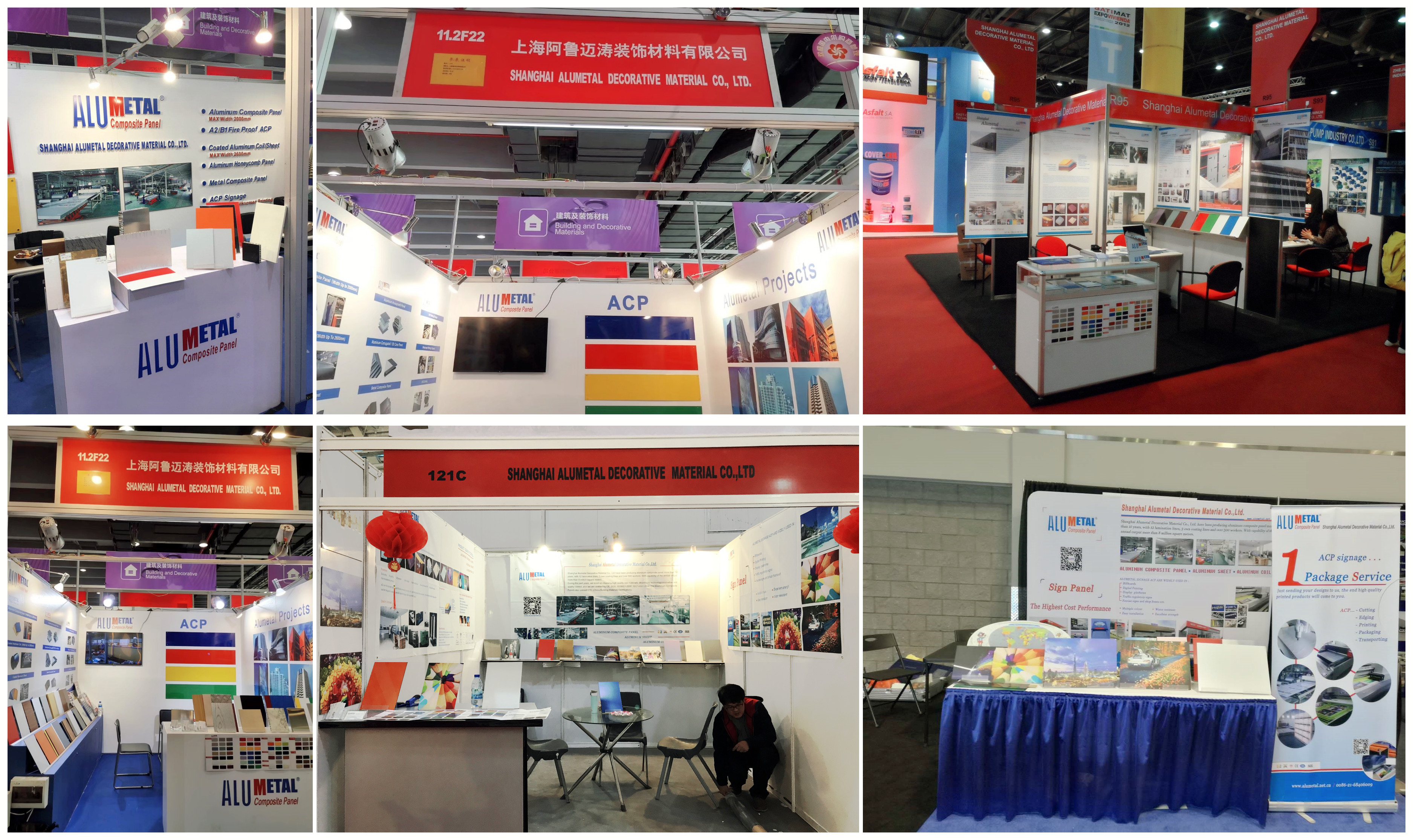 Golden Mirror Aluminum Composite Panel 2440mm ACM Ldpe Core Internal Wall