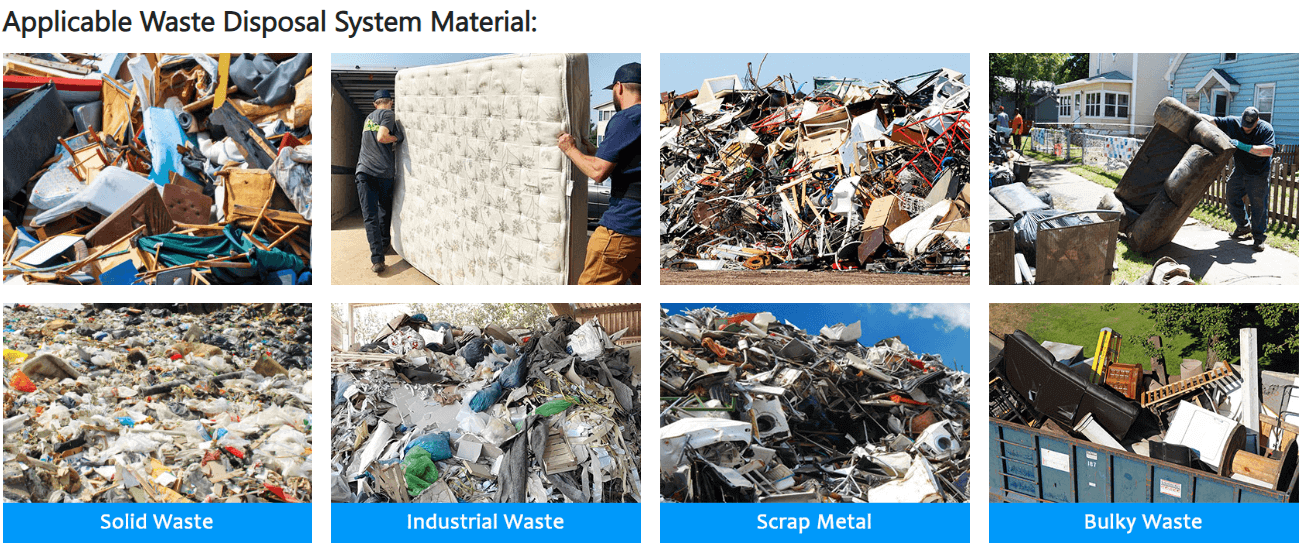 Mattress Shredder Machine Sofa Furniture Crusher Recycling Plant For Furniture Mattress Sofa