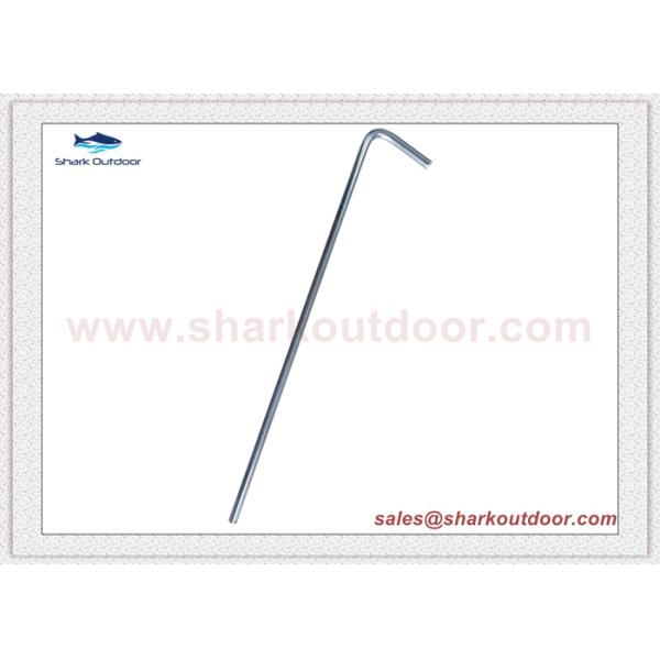 Galvanized Non-Rust Silver Metal Anchoring Tent Stakes Pegs for Outdoor Camping