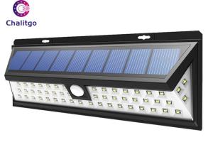 China 270 Degree Solar Powered Yard Lights Wide Angle Motion Sensor Warm White wholesale