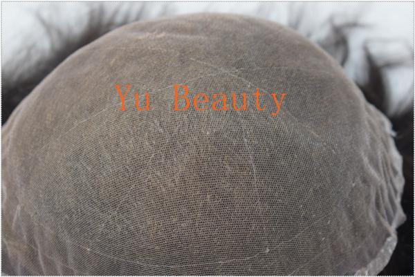 STOCK --100% human hair stock toupee for men size 8x10 inch full swiss lace