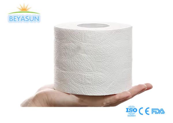 Quality Factory Ultra Soft Toilet Tissue Paper Bulk Standard Rolls 3ply bathroom Paper Roll for sale
