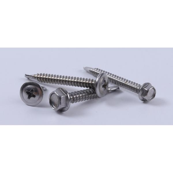 Stainless Steel Self Drilling TEK Screws Wafer Head Self Tapping Screw