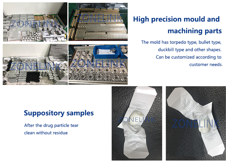 Small scale automatic polyethylene glycol shell machine for laboratory Suppository and Sealing Line