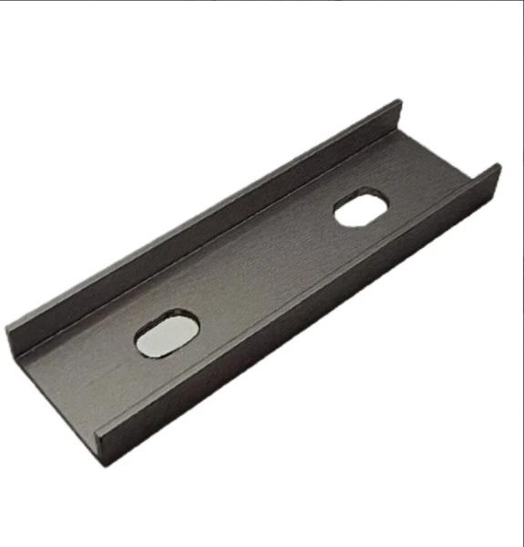 Quality Super Strong Windproof Solar Panel Mounting Aluminum Rail Solar Plate Passage With Clamp Install for sale