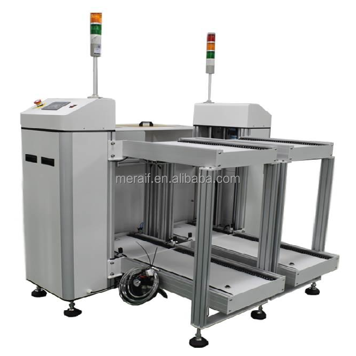 Factory directly supply Automatic SMT PCB magazine loader with PLC central control