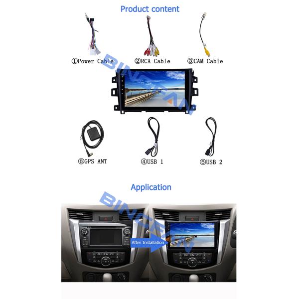 LCD Nissan Frontier Touch Screen Radio NP300 2011-2016 Navigation GPS