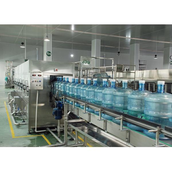 PET 5 Gallon Water Bottling Machine 2000BPH Gravity Filling