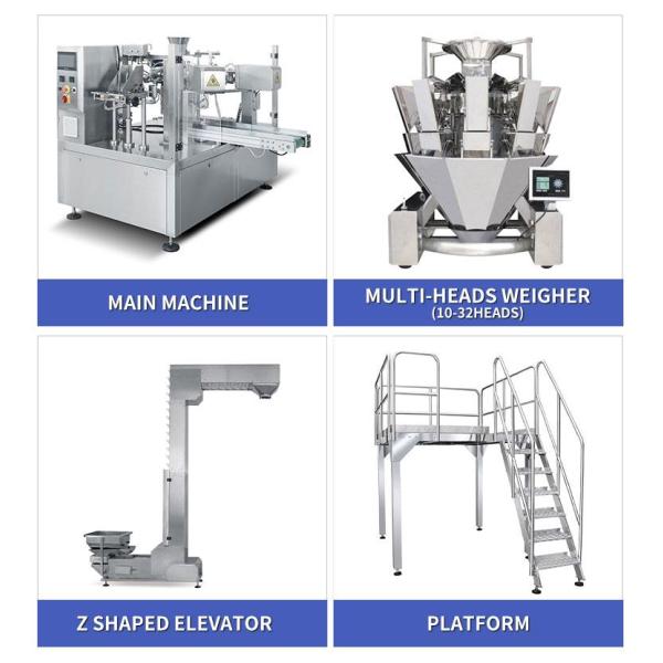 Multipurpose Zipper Pouch Packing Machine Practical 50/60HZ 380V