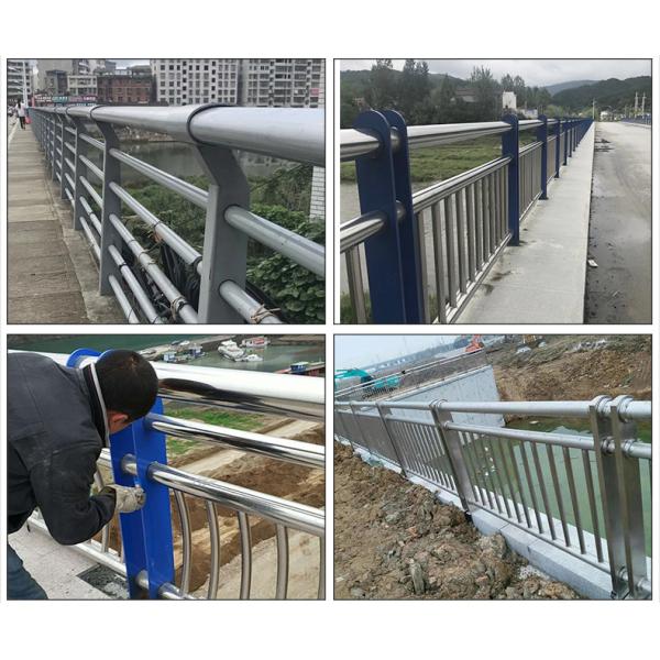 Road Safety Steel Barrier Bridge Guardrail For Traffic Road Standard AASHTO M-180