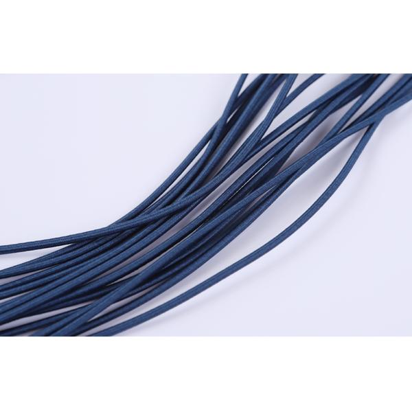 Pink 2mm Round Elastic Cord Braided Elastic String For Bracelets