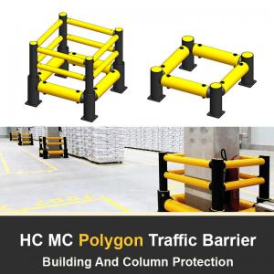 China HC MC Polygon Anti-Collision Guardrails Warehouse Safety Barrier Traffic Guardrails wholesale