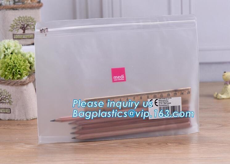 Promotional Low MOQ colorful A5 size matte waterproof mesh PVC file pocket folder/document bag with zipper and custom lo