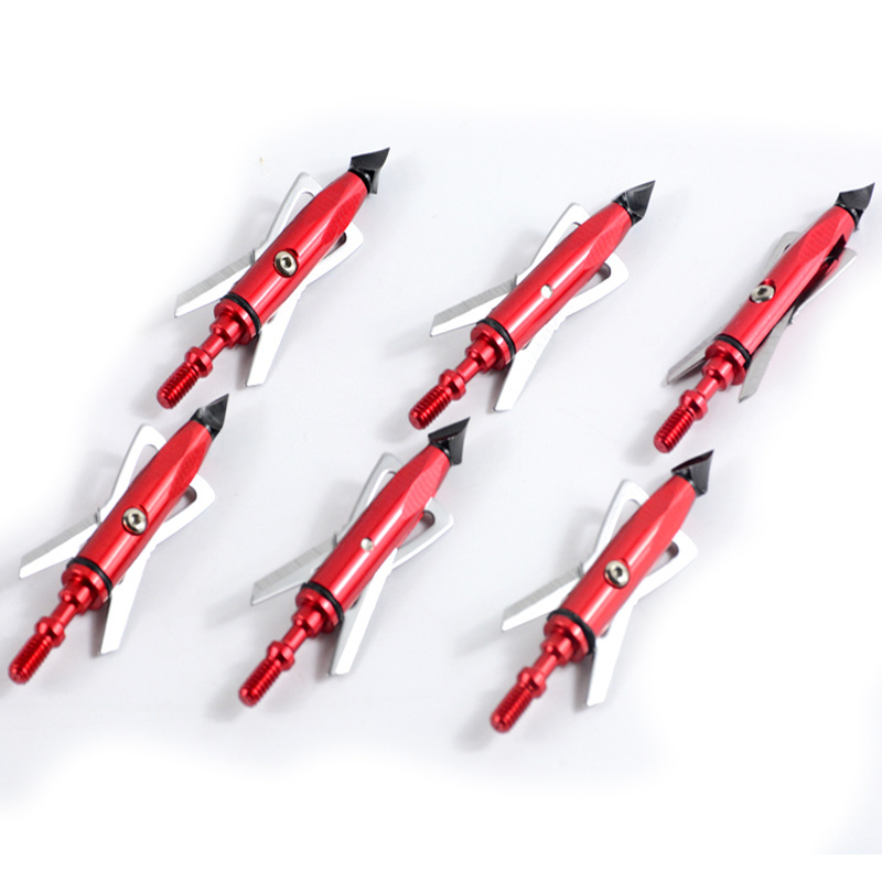 Archery Bow and Arrow 100 Grain Hunting Broadheads
