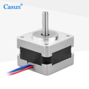 China Casun NEMA 14 Stepper Motor 12V DC Stepper Motor 35X35x26mm on sale