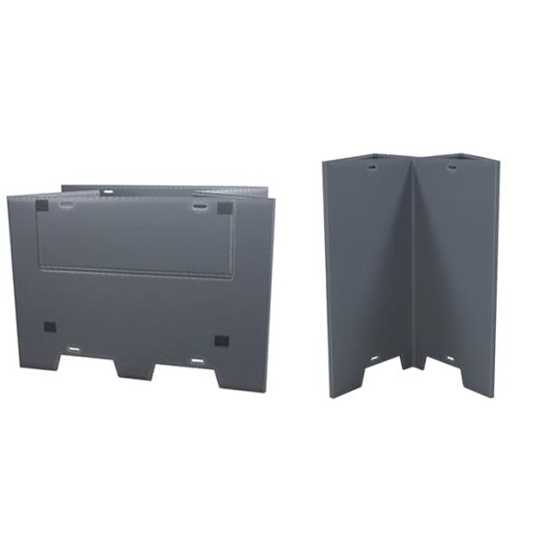 Pallet Sleeve PP Foldable 10mm 12mm Sleeve Pack Container W Shape Z type