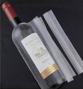 China PE Protective Plastic Mesh Sleeve , Protective Wine Bottle Sleeve FDA Approved wholesale