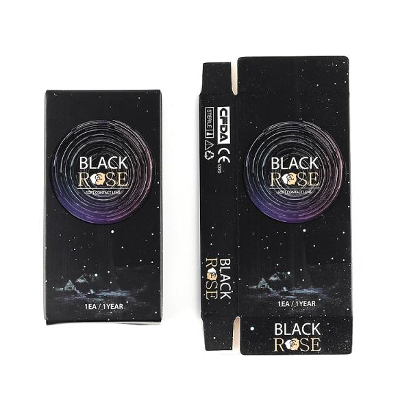 Eco-Friendly Recyclable Custom Printed Skincare Bottles Packaging Box with Gold Foil