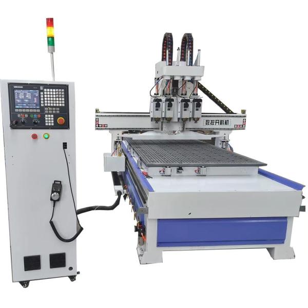 Quality Pneumatic cnc router 1325 multi function three head woodworking cnc 3D Wood Carving Machine for doors furniture for sale