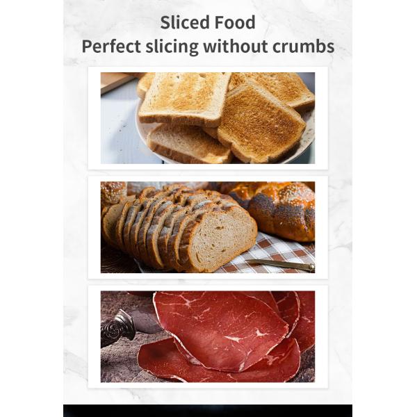 0.25kw 57kg Food Processing Machinery 12mm Automatic Bread Slicer Machine
