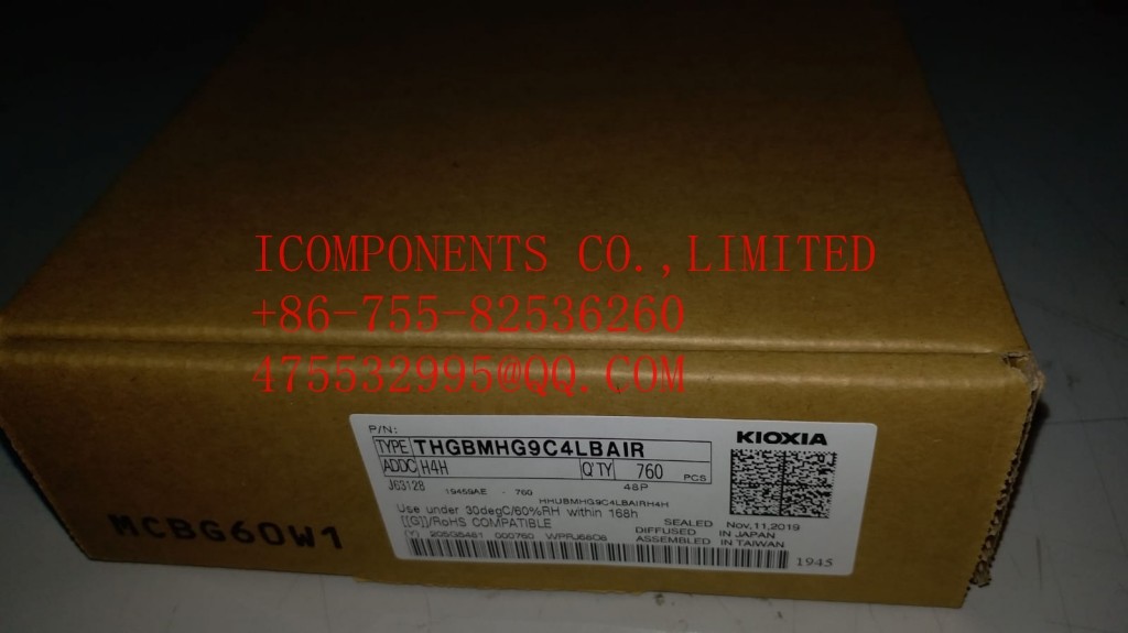 THGBF7G9L4LBATR TOSHIBA Flash Card 64G-byte 1.8V/3.3V Universal Flash Storage 153-Pin TFBGA - Trays (Alt: THGBF7T0L8LB
