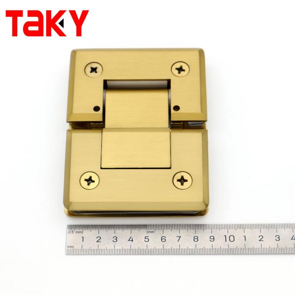 Satinless steel 180 Degree Glass to Glass Hinge Mount Shower Glass Door Hinge