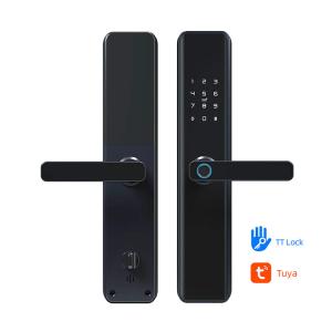 China CE Wifi Tuya App Digital Smart Door Locks Fingerprint For Home wholesale