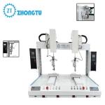 The High-Speed Double-Head Double-Platform Soldering Machine Has A Fast Welding