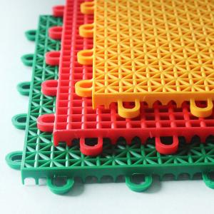 China No Smell Indoor Sports Flooring Removable Interlocking Rubber Mats on sale