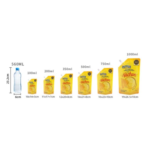 Logo Printed CMYK Laundry Detergent Bags Liquid Soap Doypack Pouch