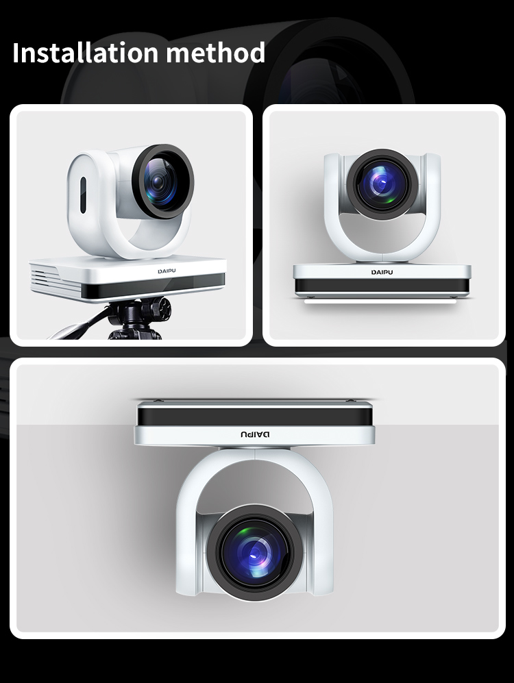 PTC-12S PoE HD-MI 3G-SDI USB 1080P60 HD IP Broadcasting PTZ Camera for Live Streaming